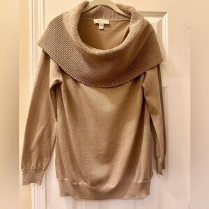 MICHAEL Michael Kors Gold Cowl Neck Sweater